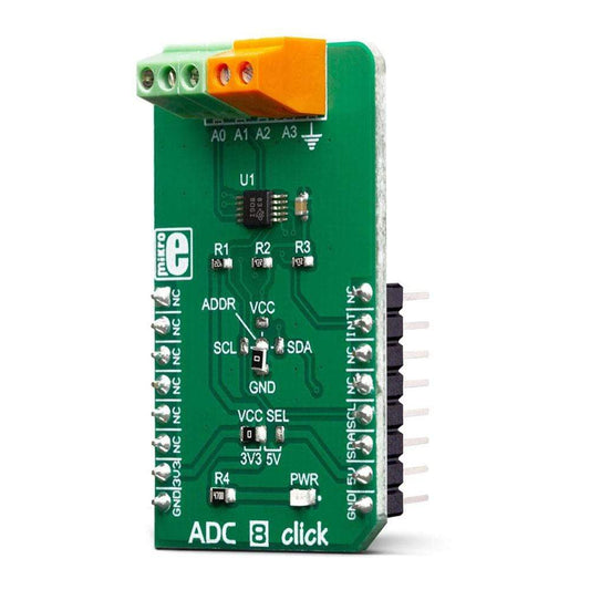 Mikroelektronika d.o.o. MIKROE-3394 ADC 8 Click Board - The Debug Store UK