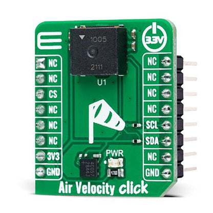 Mikroelektronika d.o.o. MIKROE-5448 Air Velocity Click Board - The Debug Store UK