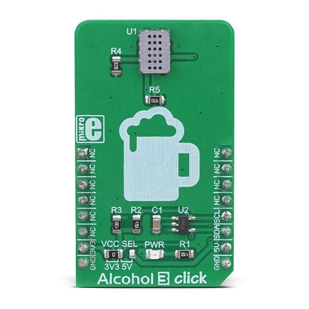 Mikroelektronika d.o.o. MIKROE-3318 Alcohol 3 Click Board - The Debug Store UK