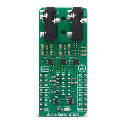 Mikroelektronika d.o.o. MIKROE-4104 Audio XOver Click Board - The Debug Store UK