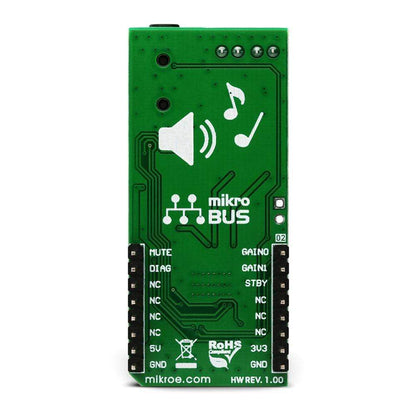 Mikroelektronika d.o.o. MIKROE-3077 AudioAmp 2 Click Board - The Debug Store UK