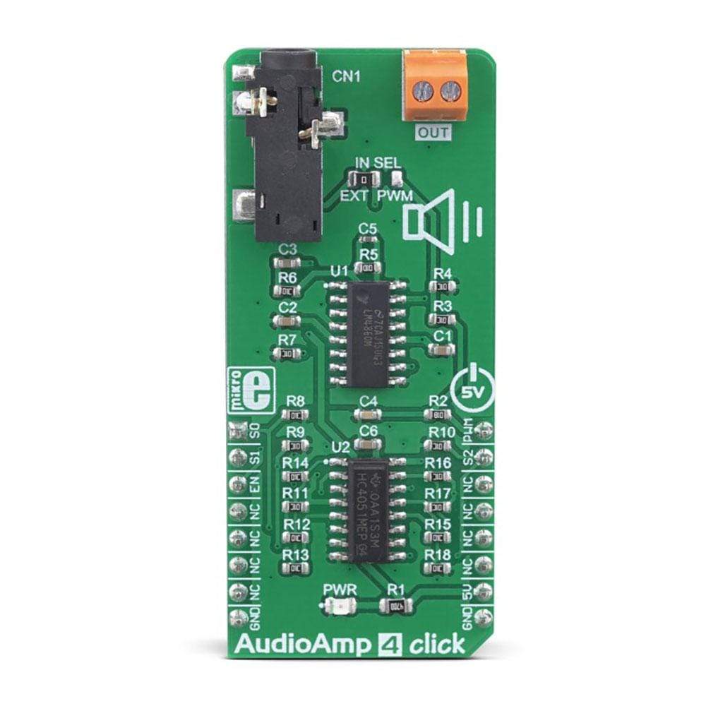 Mikroelektronika d.o.o. MIKROE-3271 AudioAmp 4 Click Board - The Debug Store UK