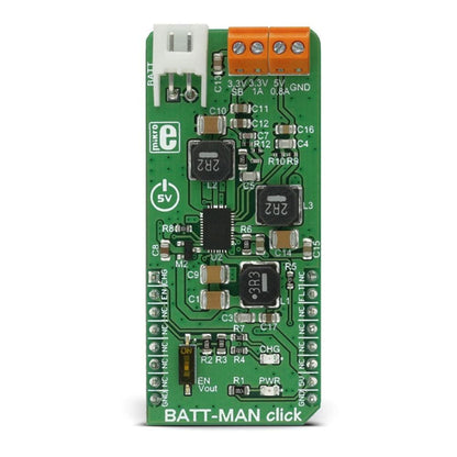 Mikroelektronika d.o.o. MIKROE-2901 BATT-MAN Click Board - The Debug Store UK