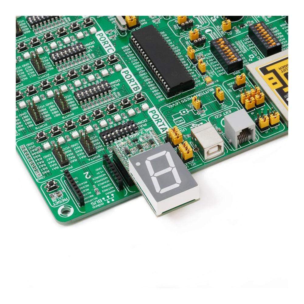Mikroelektronika d.o.o. MIKROE-2269 BIG 7-SEG R Click Board - The Debug Store UK