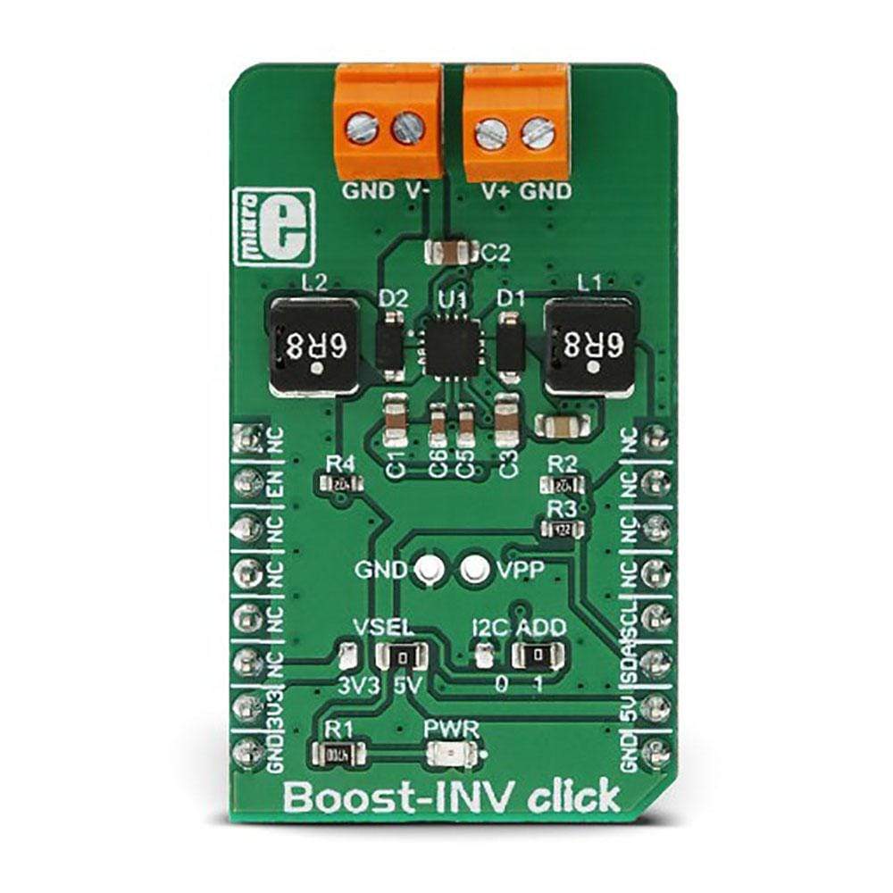 Mikroelektronika d.o.o. MIKROE-3124 Boost-INV Click Board - The Debug Store UK