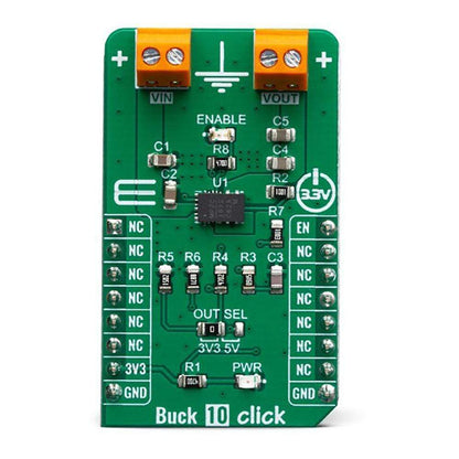 Mikroelektronika d.o.o. MIKROE-3569 Buck 10 Click Board - The Debug Store UK