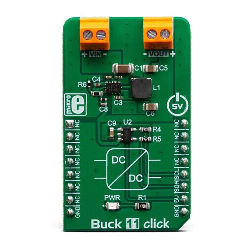 Mikroelektronika d.o.o. MIKROE-3438 Buck 11 Click Board - The Debug Store UK