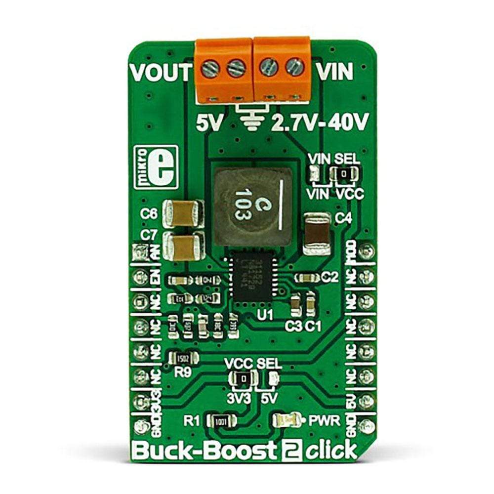 Mikroelektronika d.o.o. MIKROE-2963 Buck-Boost 2 Click Board - The Debug Store UK