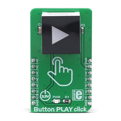 Mikroelektronika d.o.o. MIKROE-3327 Button Play Click Board - The Debug Store UK