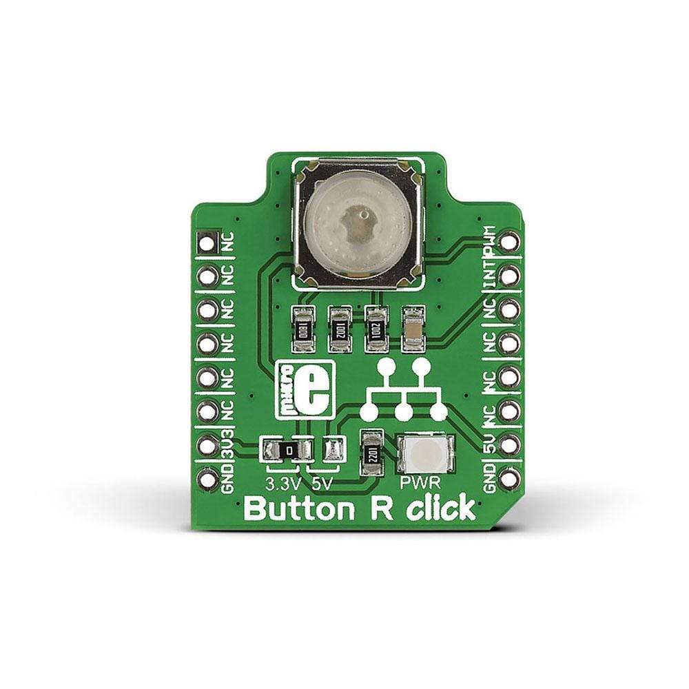 Mikroelektronika d.o.o. MIKROE-1901 Button R Click Board - The Debug Store UK