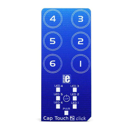 Mikroelektronika d.o.o. MIKROE-2964 Cap Touch 2 Click Board - The Debug Store UK