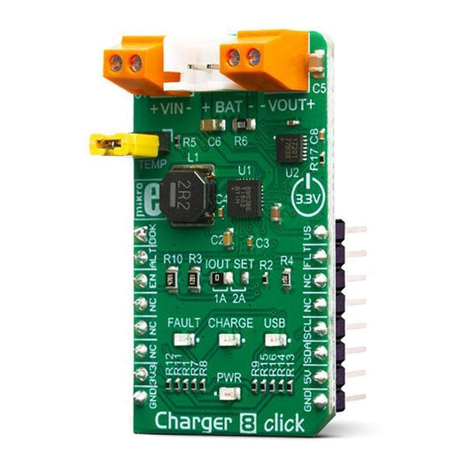 Mikroelektronika d.o.o. MIKROE-3348 Charger 8 Click Board - The Debug Store UK