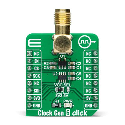 Mikroelektronika d.o.o. MIKROE-4973 Clock Gen 6 Click Board - The Debug Store UK