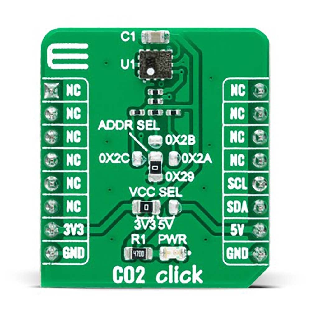 Mikroelektronika d.o.o. MIKROE-4725 CO2 Click Board - The Debug Store UK