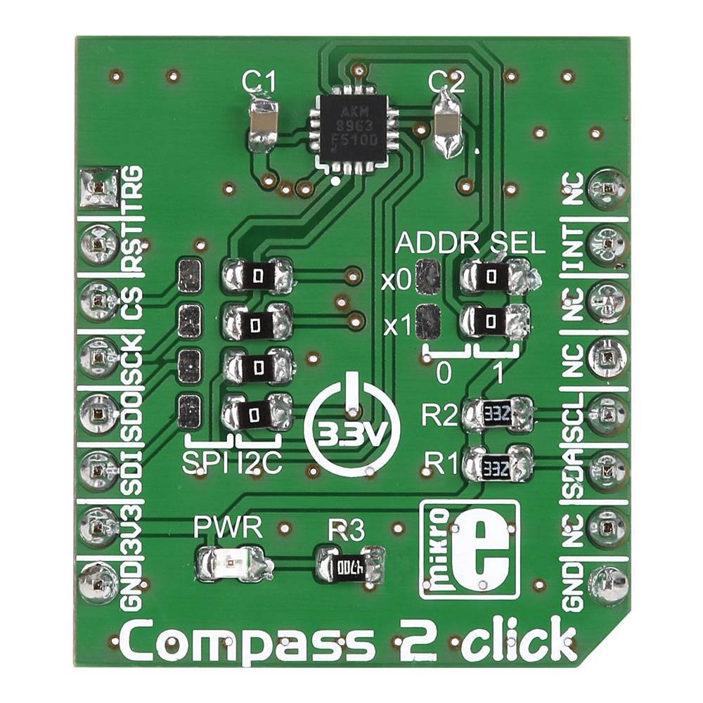 Mikroelektronika d.o.o. MIKROE-2264 Compass 2 Click Board - The Debug Store UK