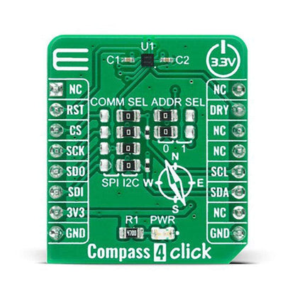 Mikroelektronika d.o.o. MIKROE-4231 Compass 4 Click Board - The Debug Store UK