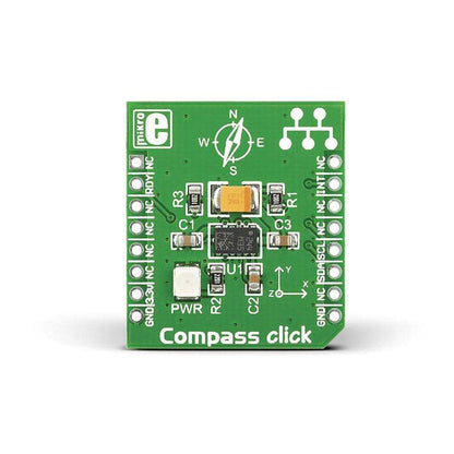 Mikroelektronika d.o.o. MIKROE-1386 Compass Click Board - The Debug Store UK