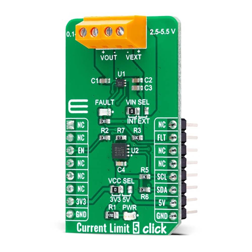 Mikroelektronika d.o.o. MIKROE-4999 Current Limit 5 Click Board - The Debug Store UK
