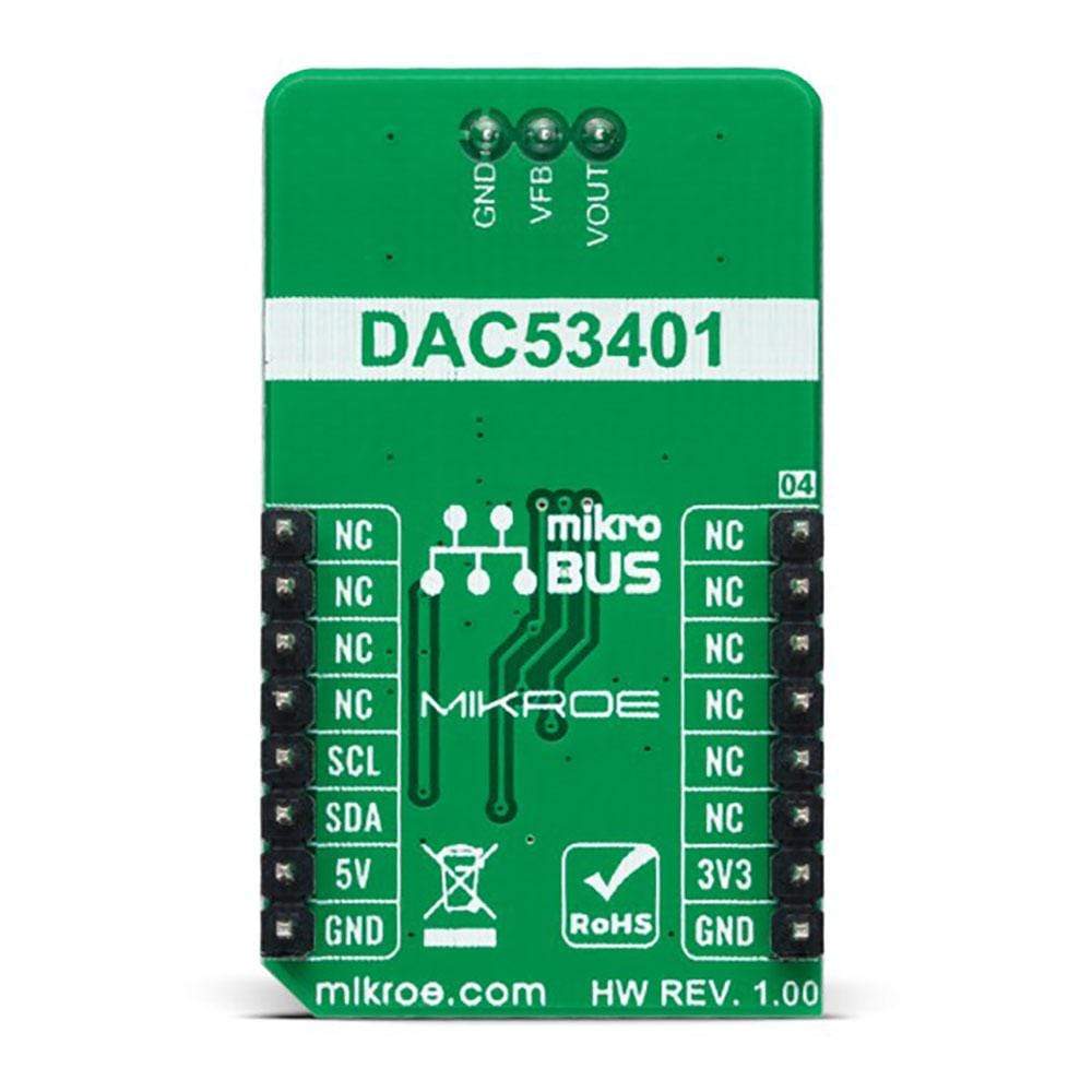 Mikroelektronika d.o.o. MIKROE-4732 DAC 10 Click Board - The Debug Store UK