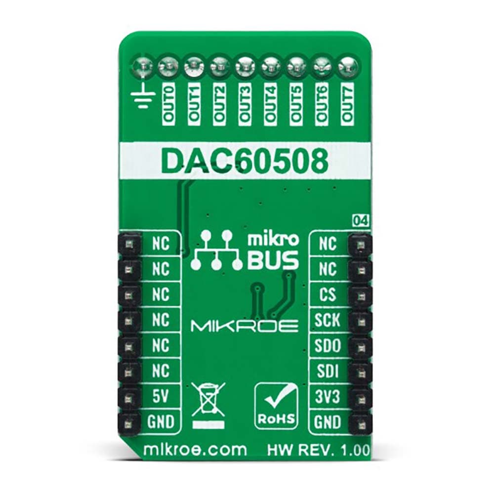 Mikroelektronika d.o.o. MIKROE-5097 DAC 12 Click Board - The Debug Store UK