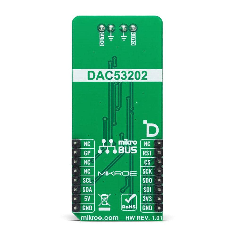 Mikroelektronika d.o.o. MIKROE-5525 DAC 14 Click Board - The Debug Store UK