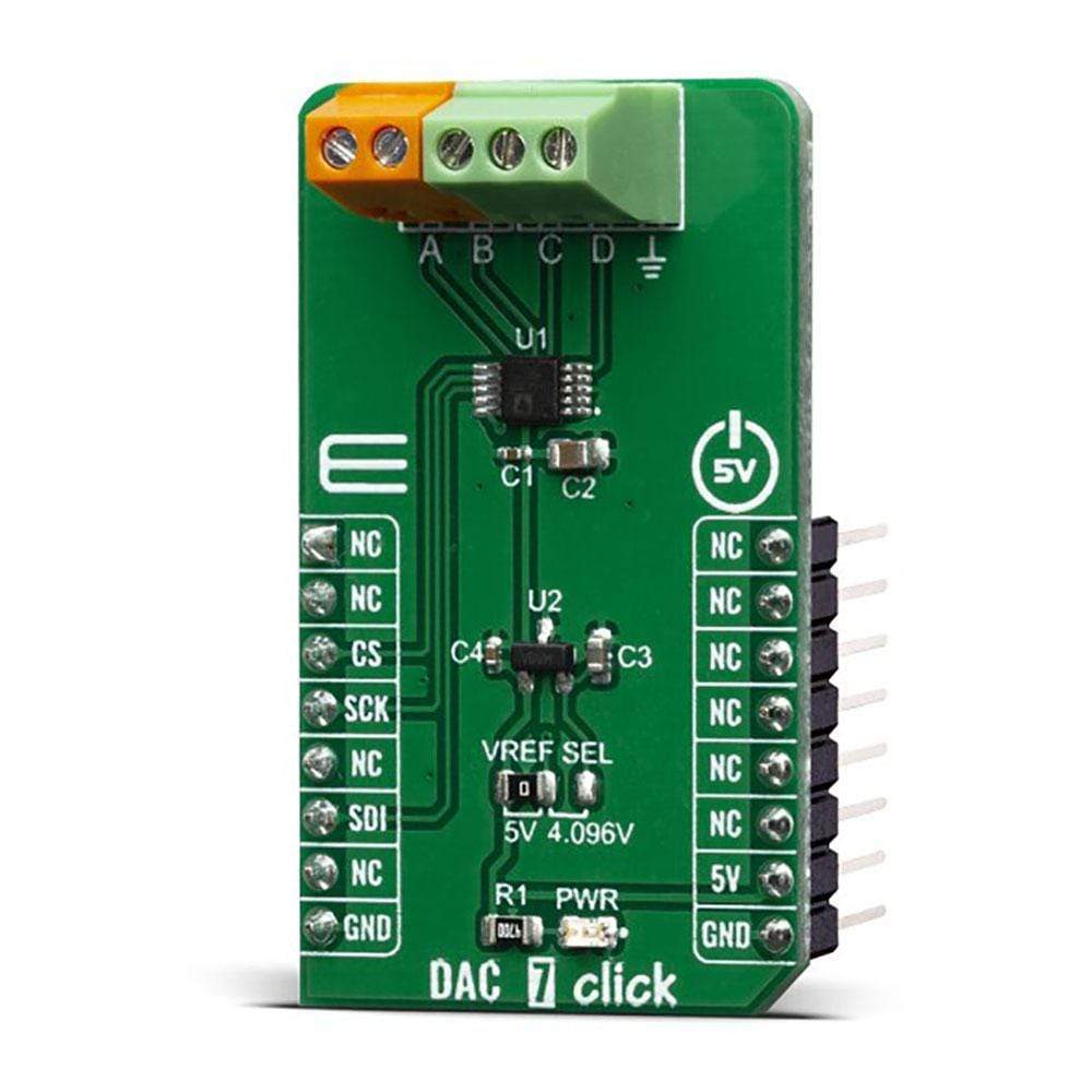 Mikroelektronika d.o.o. MIKROE-3886 DAC 7 Click Board - The Debug Store UK