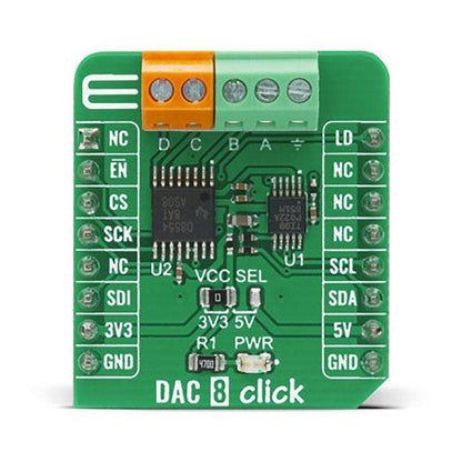 Mikroelektronika d.o.o. MIKROE-4229 DAC 8 Click Board - The Debug Store UK