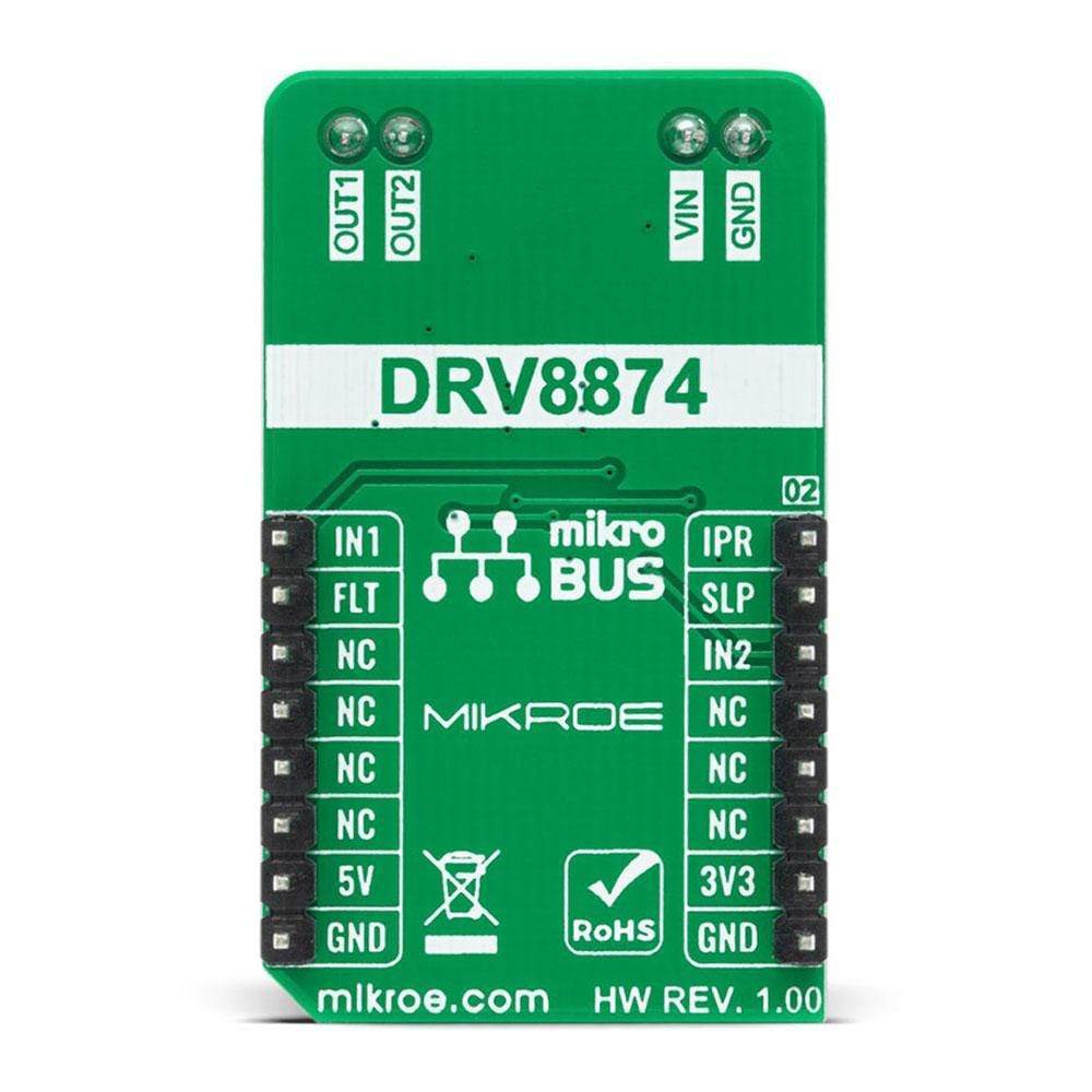 Mikroelektronika d.o.o. MIKROE-4334 DC Motor 15 Click Board - The Debug Store UK