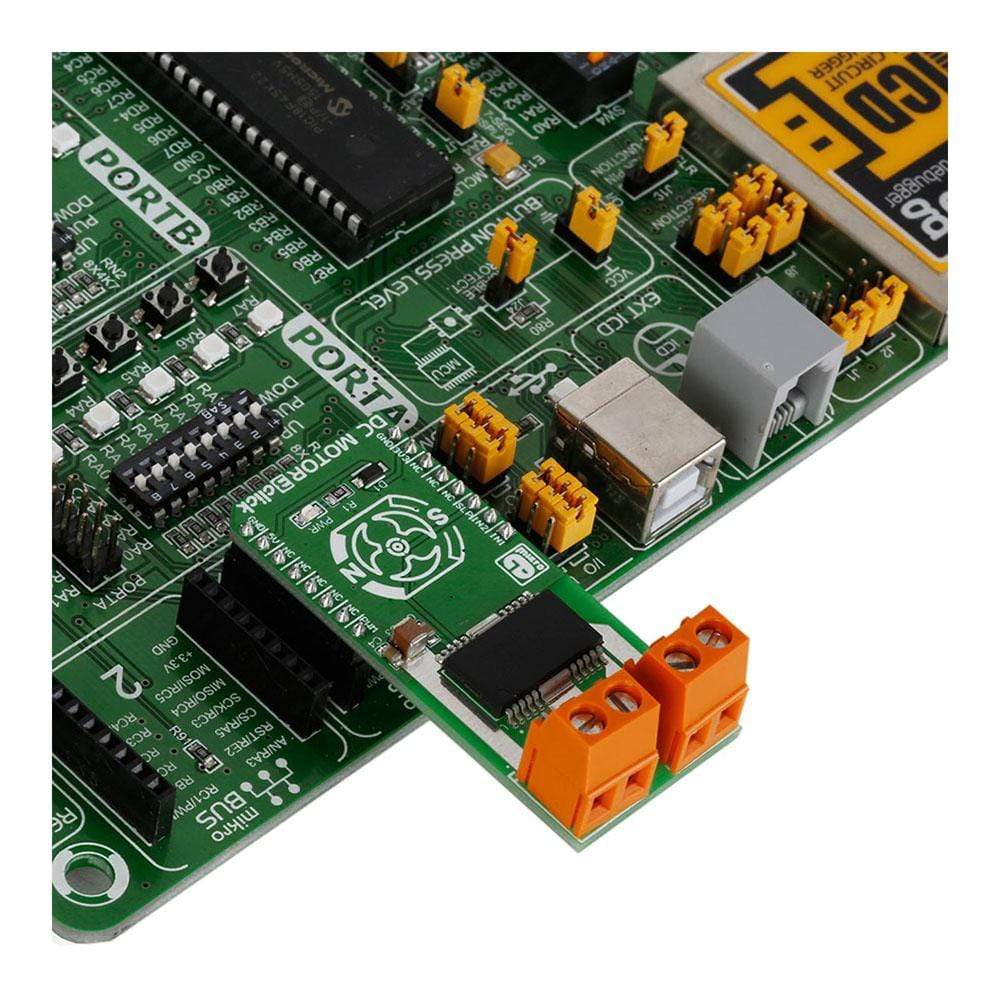 Mikroelektronika d.o.o. MIKROE-2047 DC Motor 3 Click Board - The Debug Store UK