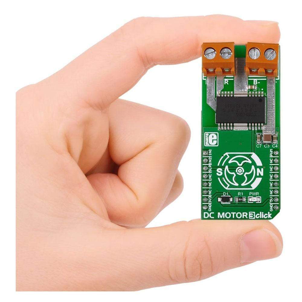 Mikroelektronika d.o.o. MIKROE-2047 DC Motor 3 Click Board - The Debug Store UK