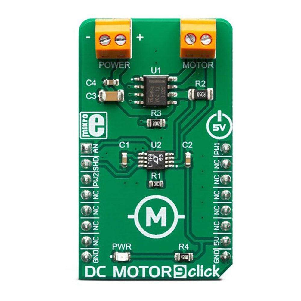 Mikroelektronika d.o.o. MIKROE-3416 DC Motor 9 Click Board - The Debug Store UK