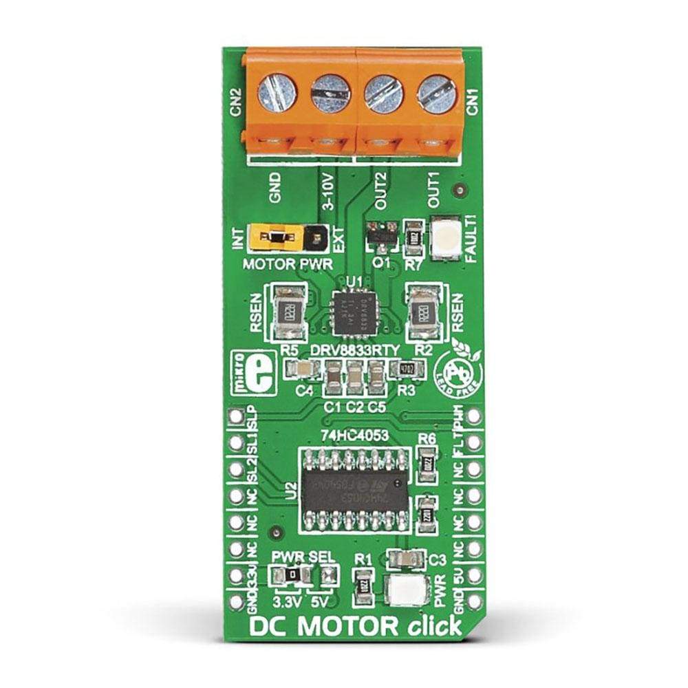 Mikroelektronika d.o.o. MIKROE-1526 DC Motor Click Board - The Debug Store UK