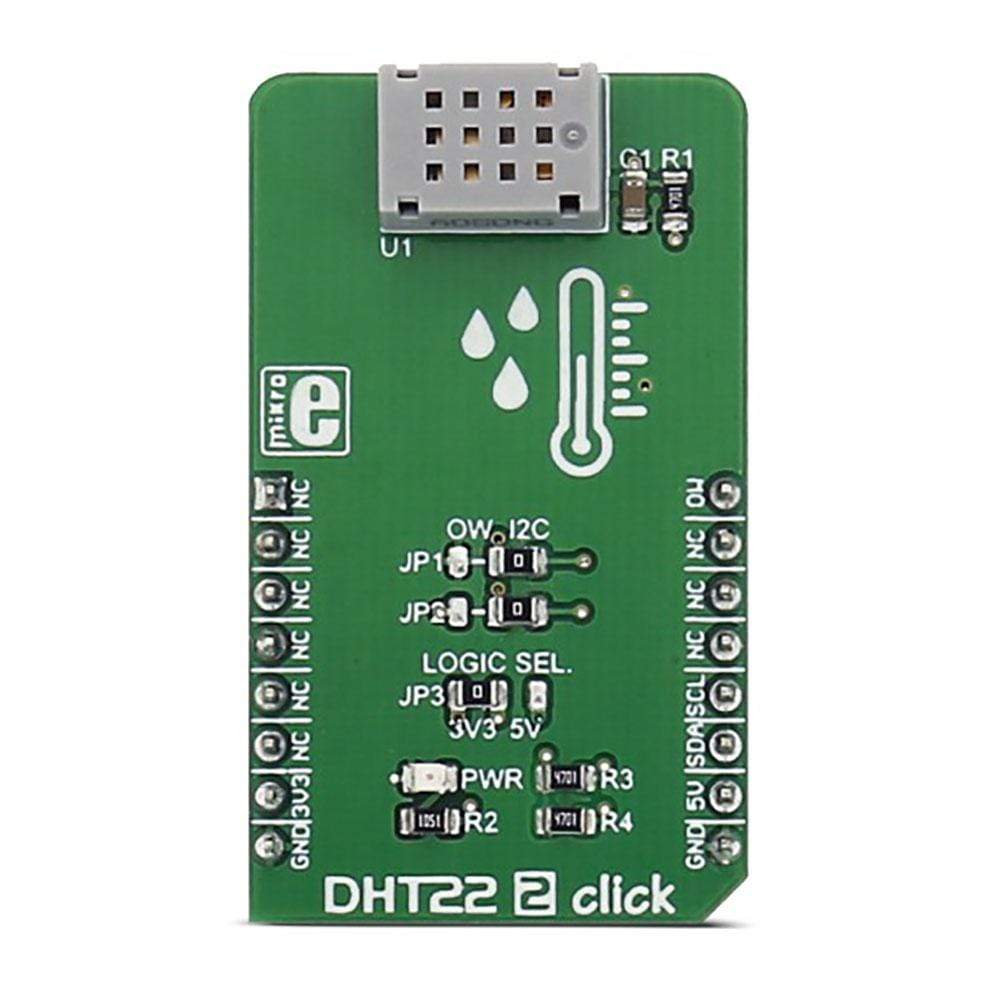 Mikroelektronika d.o.o. MIKROE-2818 DHT22 2 Click Board - The Debug Store UK
