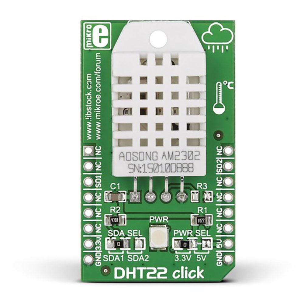 Mikroelektronika d.o.o. MIKROE-1798 DHT22 Click Board - The Debug Store UK
