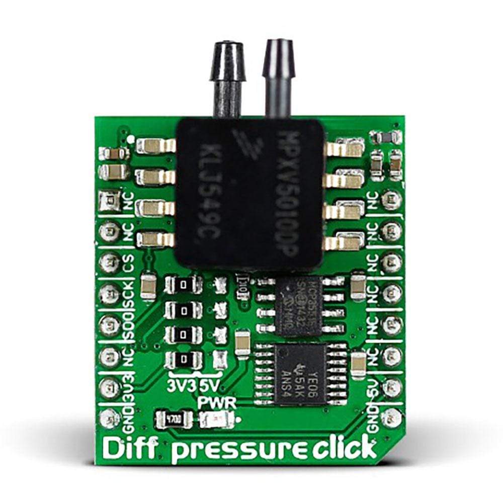 Mikroelektronika d.o.o. MIKROE-2387 Diff Pressure Click Board - The Debug Store UK