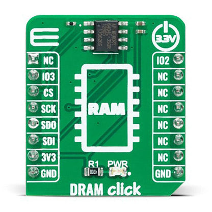Mikroelektronika d.o.o. MIKROE-5337 DRAM Click Board™ - The Debug Store UK