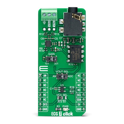 Mikroelektronika d.o.o. MIKROE-5214 ECG 7 Click Board - The Debug Store UK