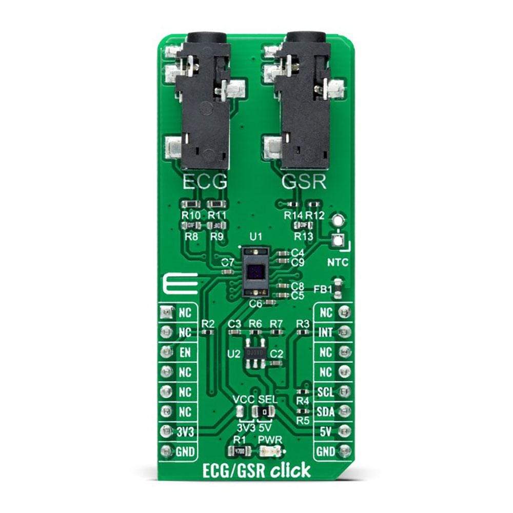 Mikroelektronika d.o.o. MIKROE-4500 ECG GSR Click Board - The Debug Store UK
