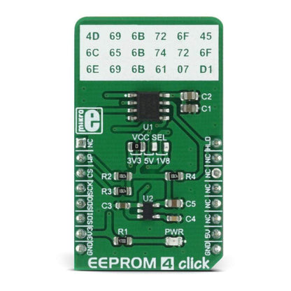 Mikroelektronika d.o.o. MIKROE-2536 EEPROM 4 Click Board - The Debug Store UK
