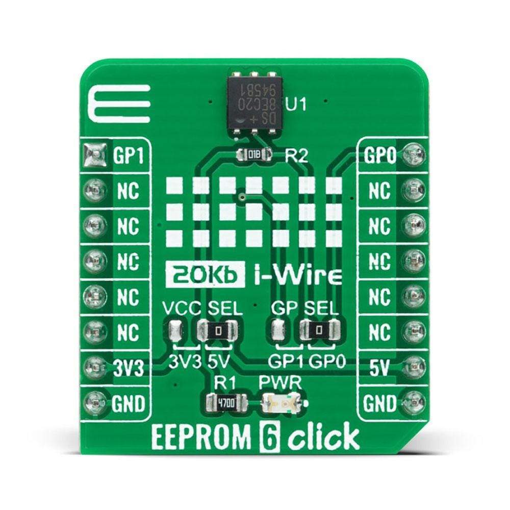 Mikroelektronika d.o.o. MIKROE-4296 EEPROM 6 Click Board - The Debug Store UK