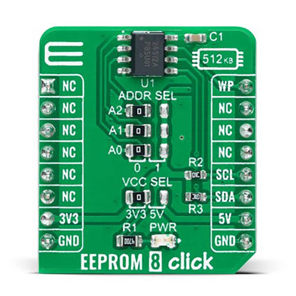 Mikroelektronika d.o.o. MIKROE-5073 EEPROM 8 Click Board - The Debug Store UK