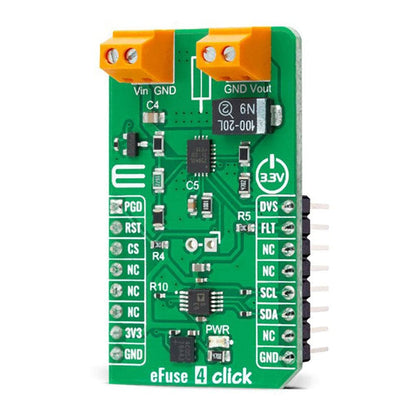 Mikroelektronika d.o.o. MIKROE-5501 eFuse 4 Click Board - The Debug Store UK