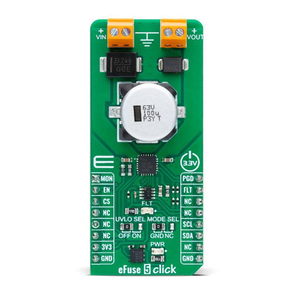 Mikroelektronika d.o.o. MIKROE-5599 eFuse 5 Click Board - The Debug Store UK