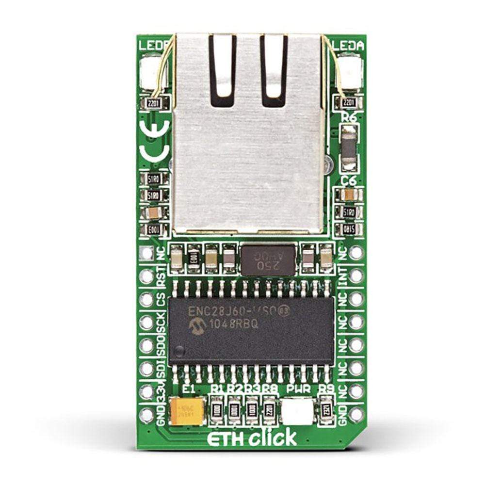 Cheek Click Interface Ethernet Interface Click Boards™ Catalogue - Debug Store UK