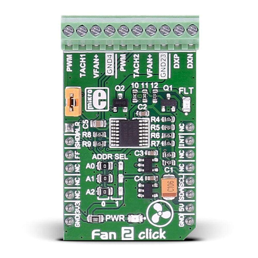 Mikroelektronika d.o.o. MIKROE-2708 Fan 2 Click Board - The Debug Store UK