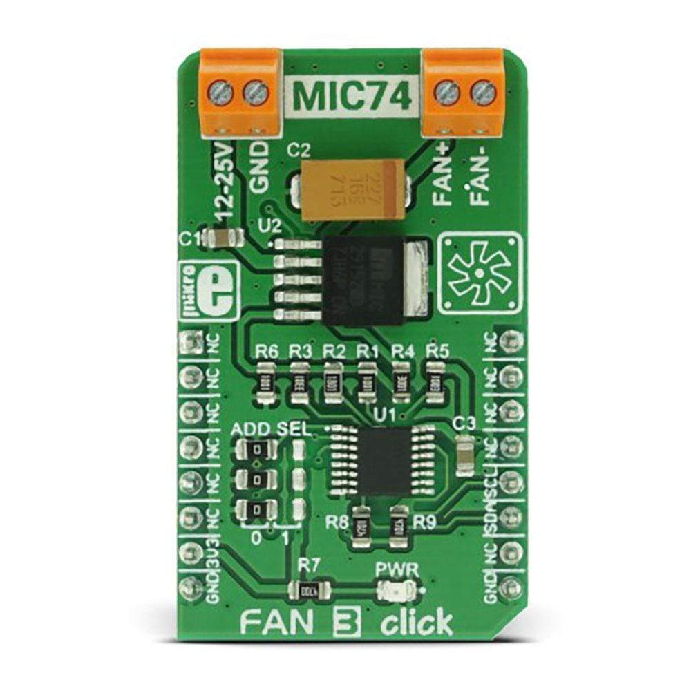 Mikroelektronika d.o.o. MIKROE-2841 Fan 3 Click Board - The Debug Store UK
