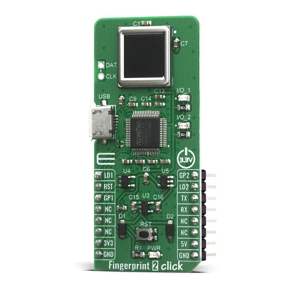 Mikroelektronika d.o.o. MIKROE-4119 Fingerprint 2 Click Board - The Debug Store UK