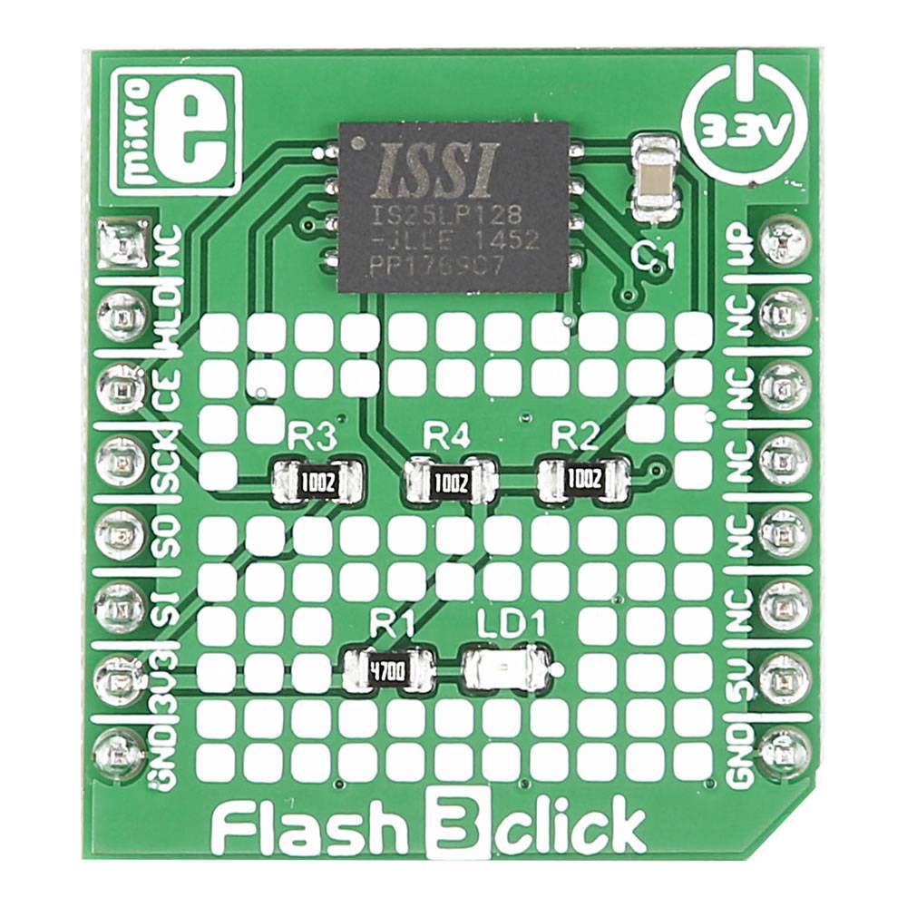 Mikroelektronika d.o.o. MIKROE-2374 Flash 3 Click Board - The Debug Store UK