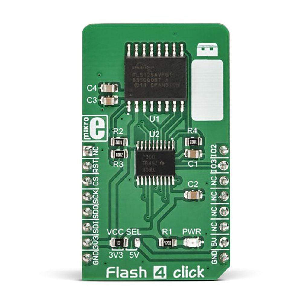 Mikroelektronika d.o.o. MIKROE-3191 Flash 4 Click Board - The Debug Store UK