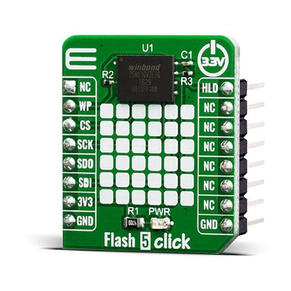 Mikroelektronika d.o.o. MIKROE-3780 Flash 5 Click Board - The Debug Store UK